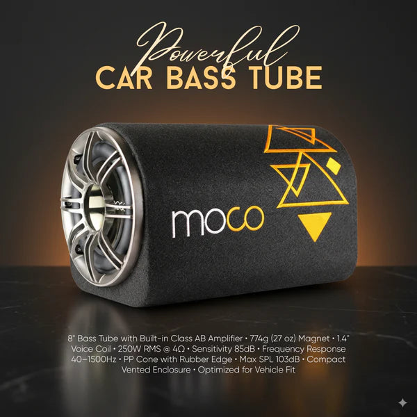MOCO Subwoofer with Built-in Amplifier – Deep Bass. Zero Compromise.