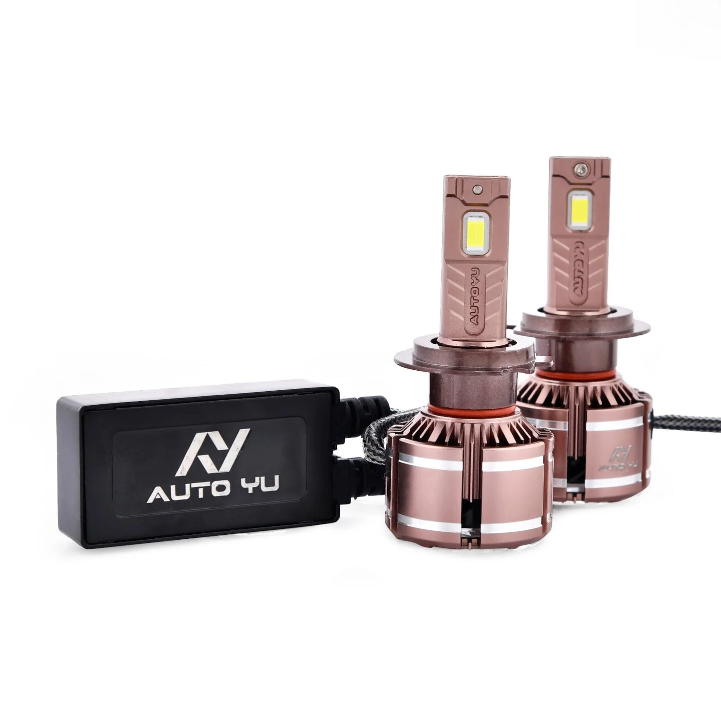 AUTO YU 180W LED Headlight Bulb | 18000 Lumens | 4X Brightness | Canbus Error Free | 2 Years Warranty