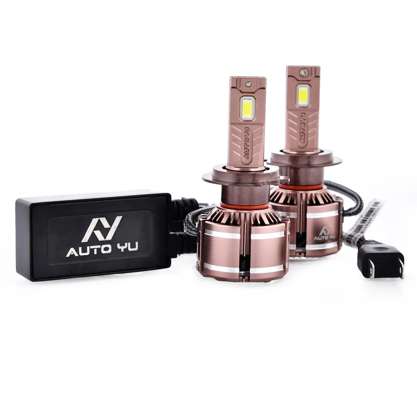 AUTO YU 180W LED Headlight Bulb | 18000 Lumens | 4X Brightness | Canbus Error Free | 2 Years Warranty