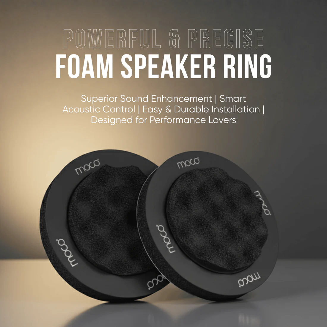MOCO Foam Speaker Ring – Upgrade Your Sound Clarity Instantly