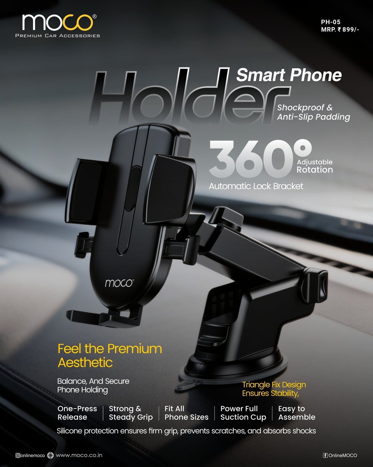 MOCO Smart Car Mobile Holder (PH-05 / PH-06)