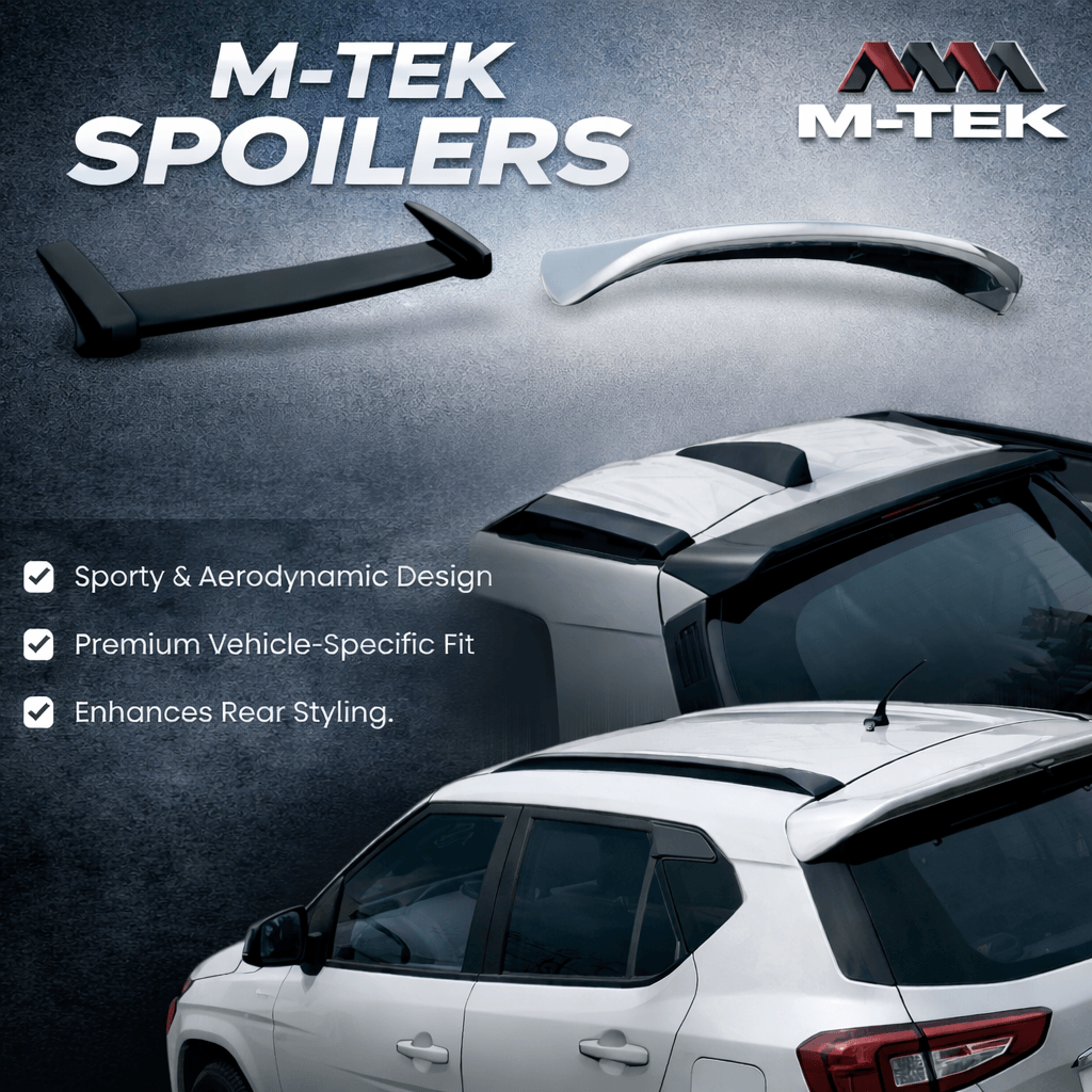 M-TEK Car Spoiler | Rear Roof Spoiler | Sporty Styling Upgrade | Premium Finish