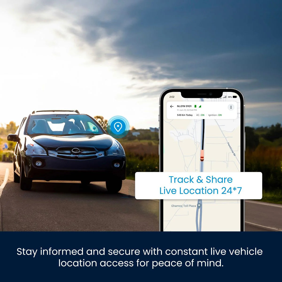WheelEye GPS Tracker with 1 Year Subscription