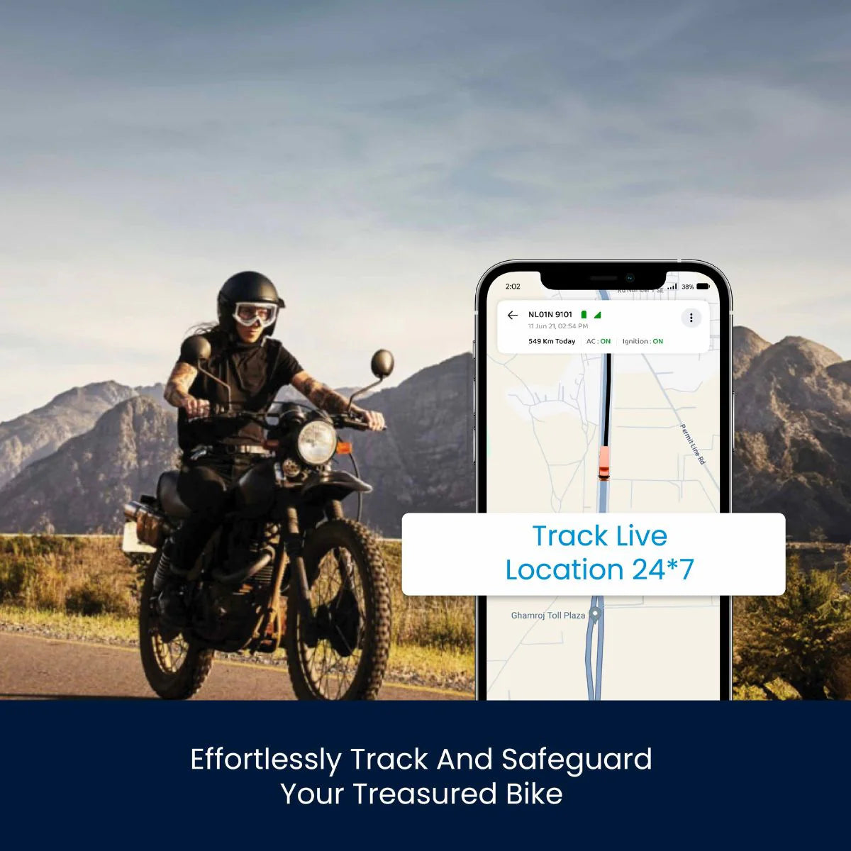 WheelEye GPS Tracker with 1 Year Subscription