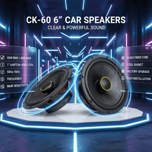 MOCO 6" Co-Axial Speaker Set – Pure Clarity. Powerful Performance.