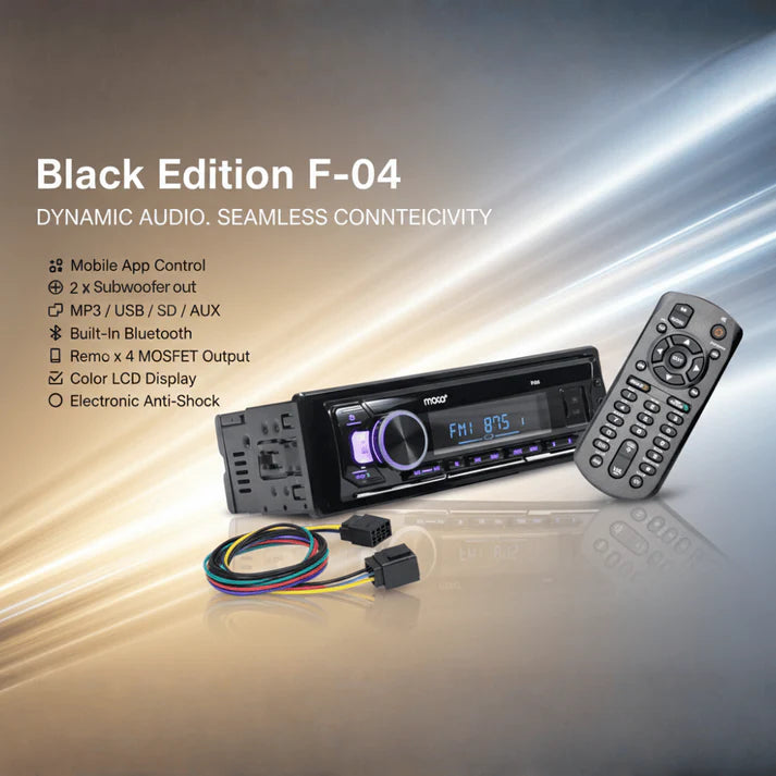 MOCO MP3 Player (Black Edition) – Smart Control. Powerful Sound